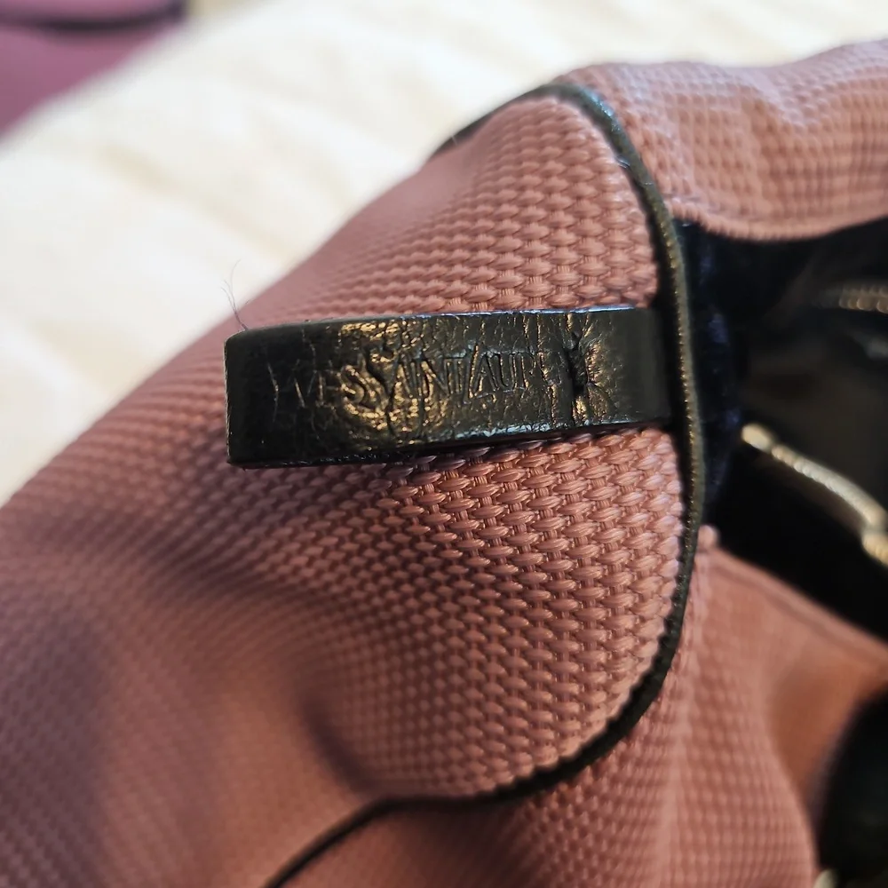 Yves Saint Laurent Rive Gauche Nylon Shoulder Bag - Picture 10 of 11